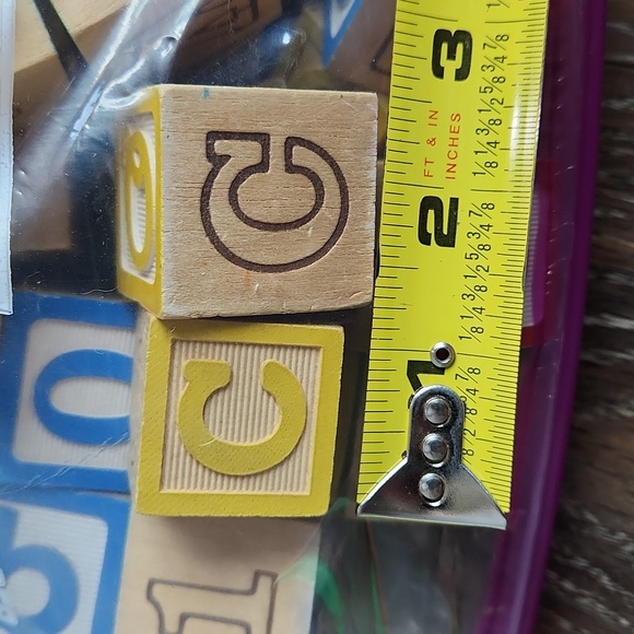 Wooden Alphabet Number Blocks Child Wrench Set Plastic Toys - Picture 7 of 7